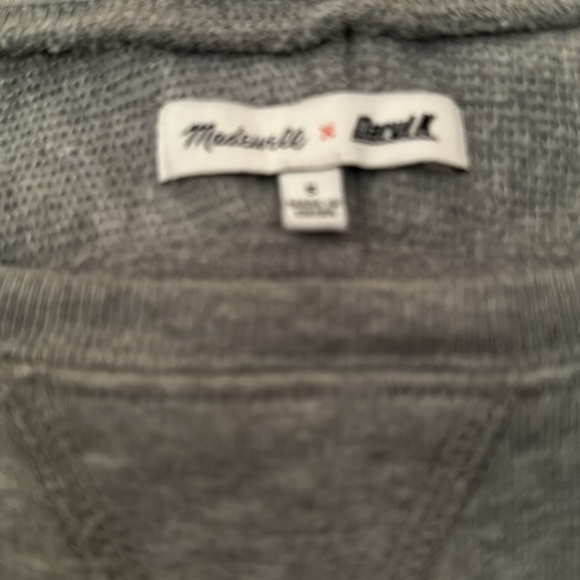 NWOT Madewell Daryl K Crewneck Sweatshirt Women's Small Solid Gray - Picture 6 of 7